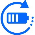 50-Minute Battery Life